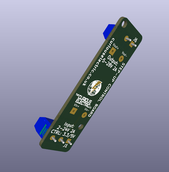 Controlled DC-DC Step-Up Converter